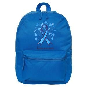 Autism Blue Clothes Autism Awareness Blue Ribbon for Auties 16 in Basic Backpack