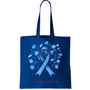 Autism Blue Clothes Autism Awareness Blue Ribbon for Auties Tote Bag