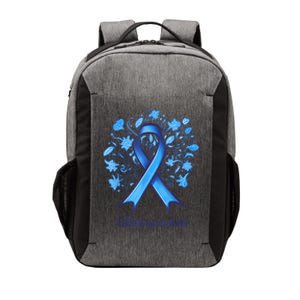 Autism Blue Clothes Autism Awareness Blue Ribbon for Auties Vector Backpack