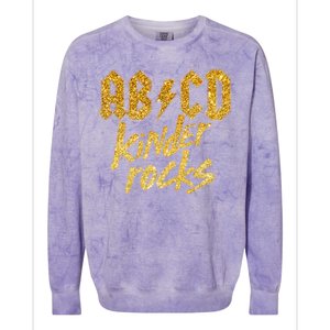 ABCD Kinder Rocks Colorblast Crewneck Sweatshirt