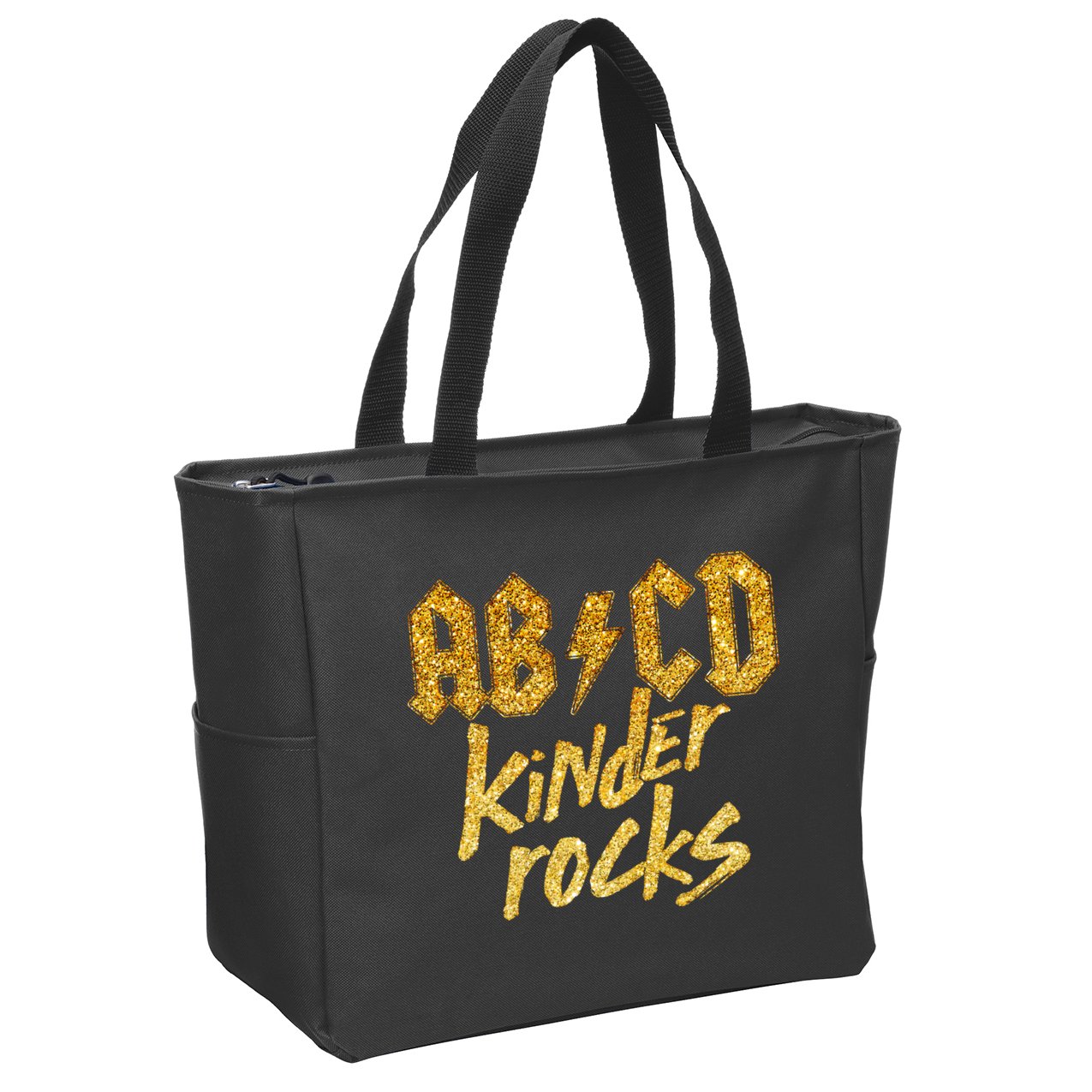 ABCD Kinder Rocks Zip Tote Bag