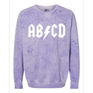 ABCD Rock Logo Colorblast Crewneck Sweatshirt