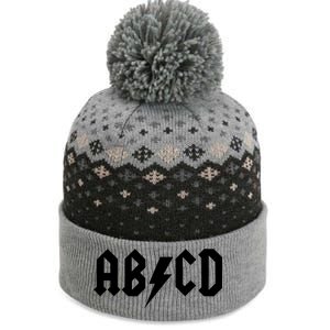 ABCD Rock Logo The Baniff Cuffed Pom Beanie