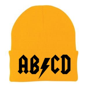 ABCD Rock Logo Knit Cap Winter Beanie