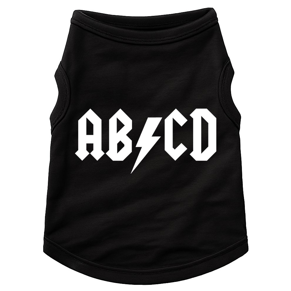 ABCD Rock Logo Doggie Tank