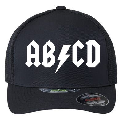 ABCD Rock Logo Flexfit Unipanel Trucker Cap