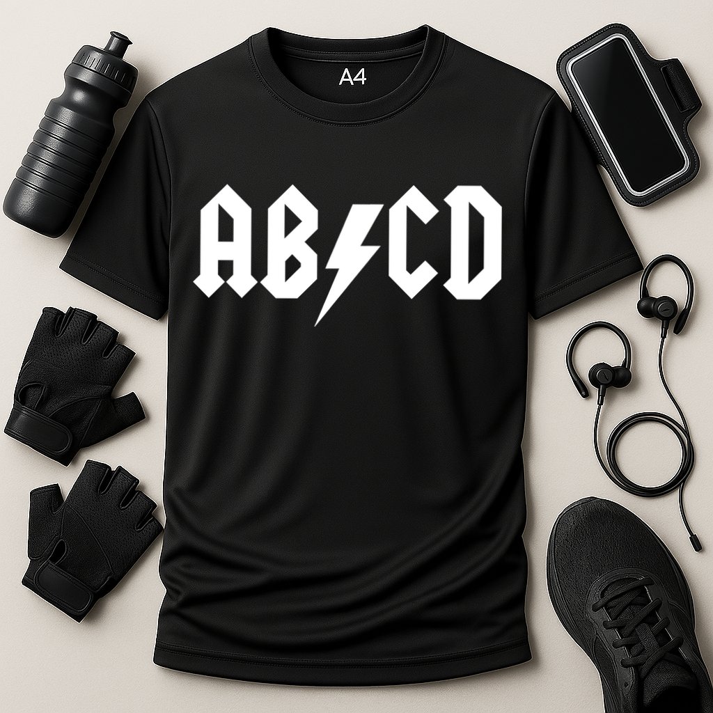 ABCD Rock Logo Cooling Performance Crew T-Shirt