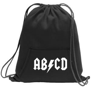 ABCD Rock Logo Sweatshirt Cinch Pack Bag