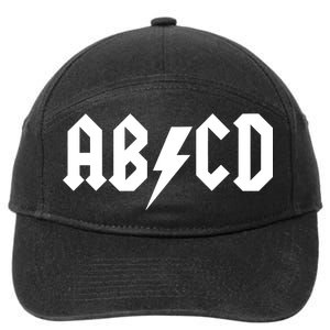 ABCD Rock Logo 7-Panel Snapback Hat