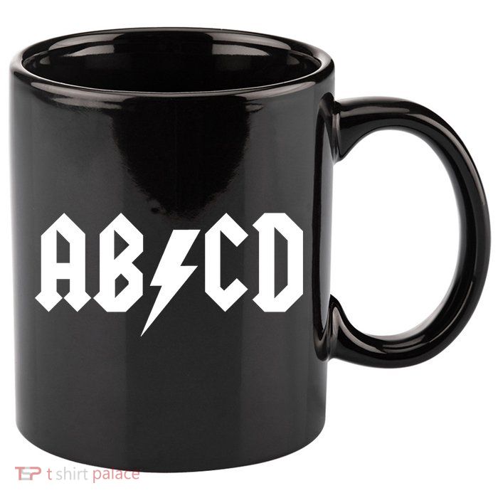 ABCD Rock Logo 11oz C Handle Ceramic Mug