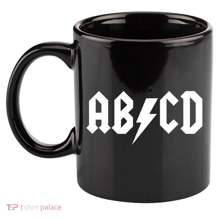 ABCD Rock Logo 11oz C Handle Ceramic Mug