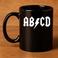 ABCD Rock Logo 11oz C Handle Ceramic Mug