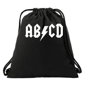 ABCD Rock Logo Drawstring Bag