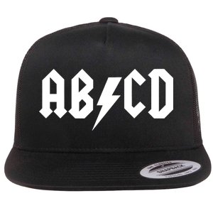 ABCD Rock Logo Flat Bill Trucker Hat