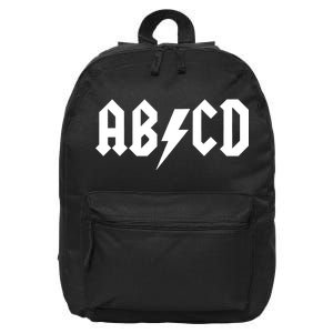 ABCD Rock Logo 16 in Basic Backpack