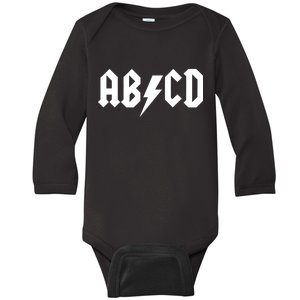 ABCD Rock Logo Baby Long Sleeve Bodysuit