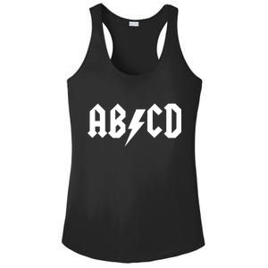 ABCD Rock Logo Ladies PosiCharge Competitor Racerback Tank