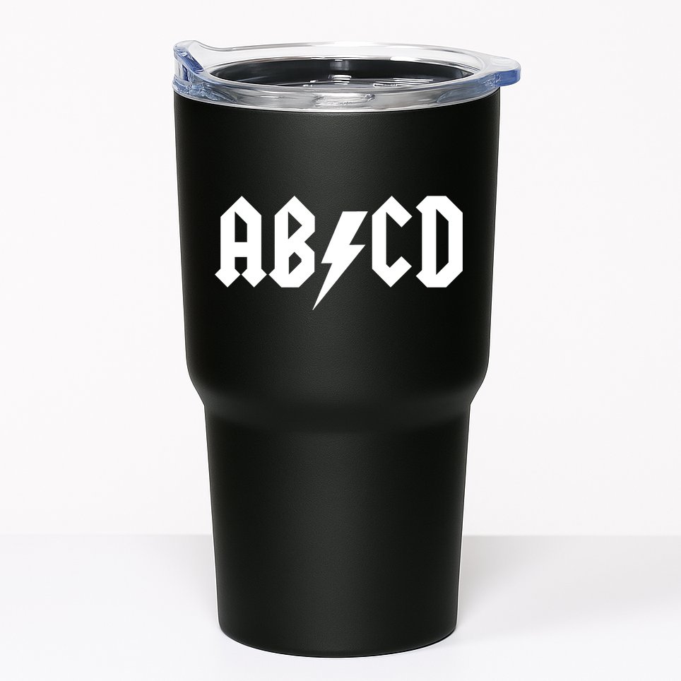ABCD Rock Logo Tumbler
