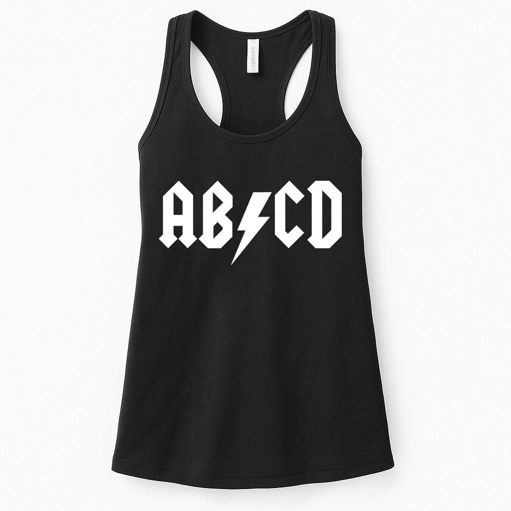 ABCD Rock Logo Womens Tank Top