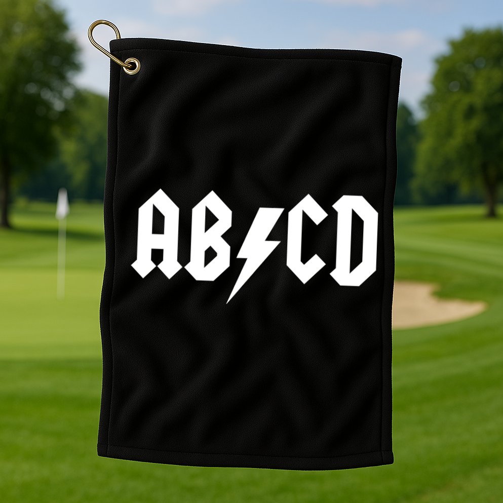 ABCD Rock Logo Golf Towel