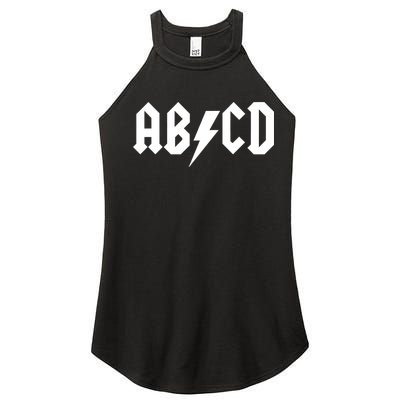 ABCD Rock Logo Women’s Perfect Tri Rocker Tank