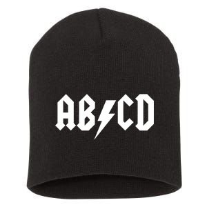 ABCD Rock Logo Short Acrylic Beanie