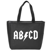 ABCD Rock Logo Zip Tote Bag