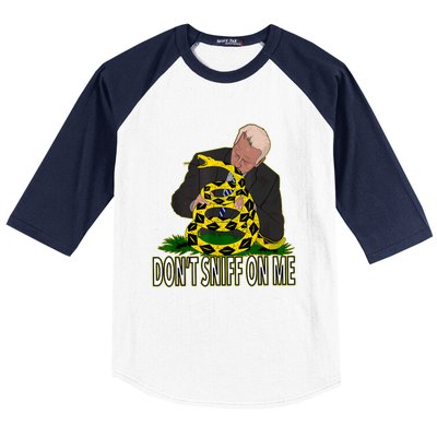 Anti Biden Don't Sniff On Me Baseball Sleeve Shirt