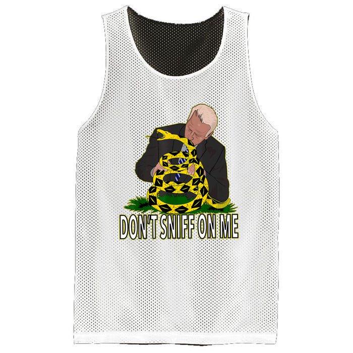 Anti Biden Don't Sniff On Me Mesh Reversible Basketball Jersey Tank