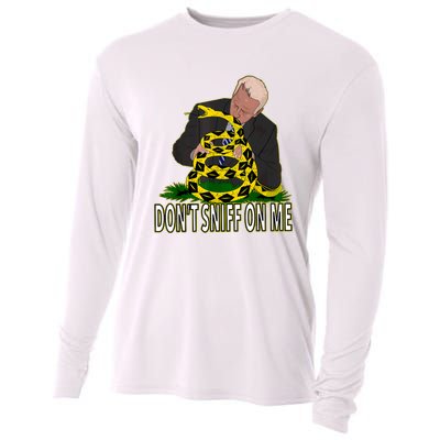 Anti Biden Don't Sniff On Me Cooling Performance Long Sleeve Crew