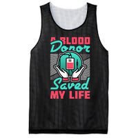 A Blood Donor Saved My Life Mesh Reversible Basketball Jersey Tank