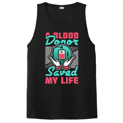 A Blood Donor Saved My Life PosiCharge Competitor Tank