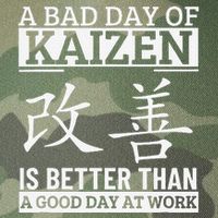 A Bad Day Of Kaizen Funny Japanese Kaizen Legacy Tie Dye Trucker Hat