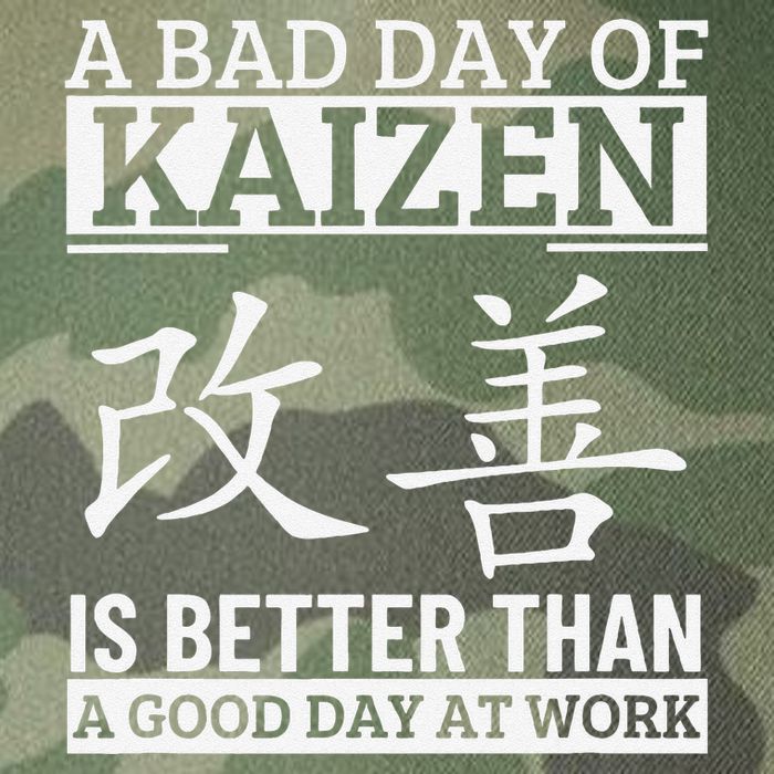 A Bad Day Of Kaizen Funny Japanese Kaizen Legacy Tie Dye Trucker Hat