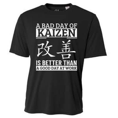 A Bad Day Of Kaizen Funny Japanese Kaizen Cooling Performance Crew T-Shirt