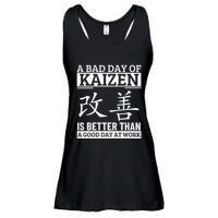 A Bad Day Of Kaizen Funny Japanese Kaizen Ladies Essential Flowy Tank