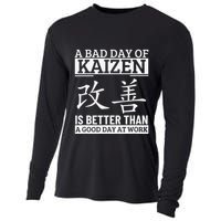 A Bad Day Of Kaizen Funny Japanese Kaizen Cooling Performance Long Sleeve Crew