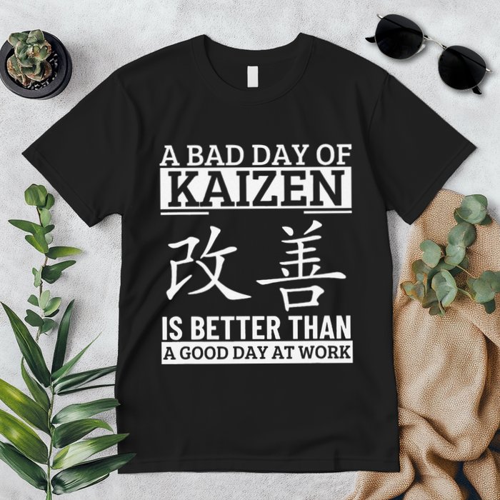 A Bad Day Of Kaizen Funny Japanese Kaizen Premium T-Shirt