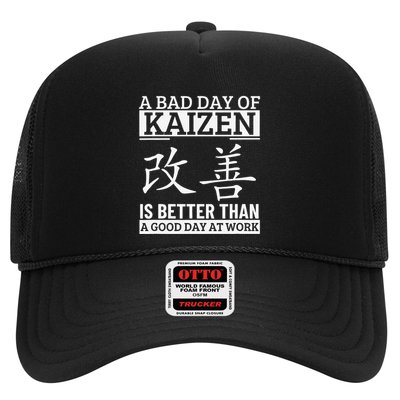 A Bad Day Of Kaizen Funny Japanese Kaizen Trucker Hat