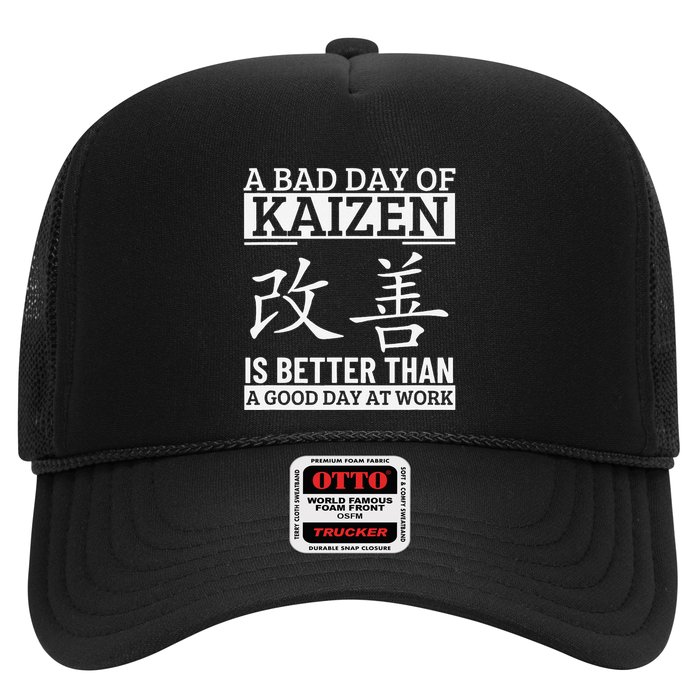 A Bad Day Of Kaizen Funny Japanese Kaizen Trucker Hat