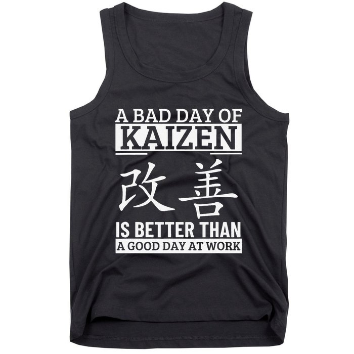 A Bad Day Of Kaizen Funny Japanese Kaizen Tank Top