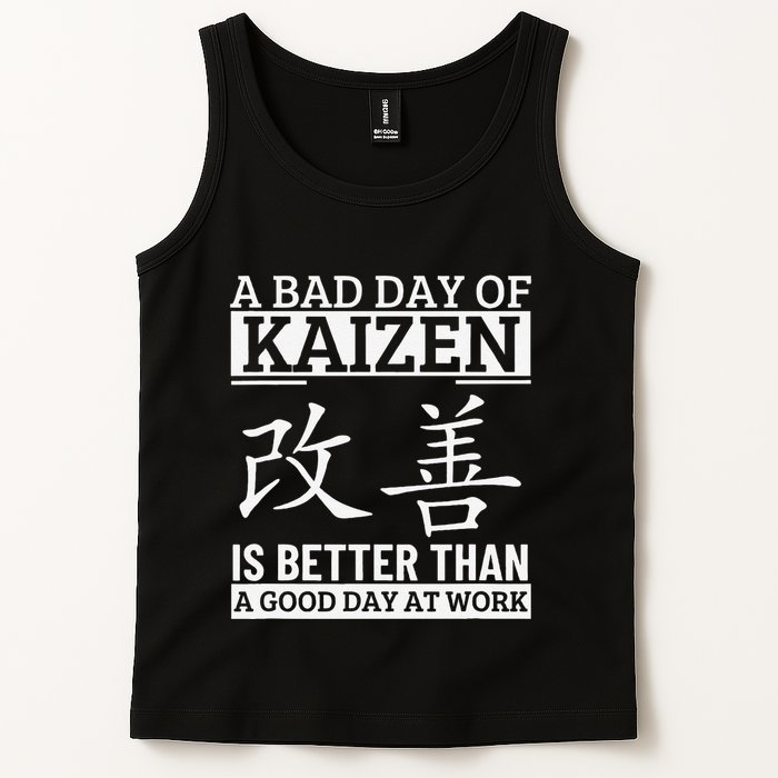 A Bad Day Of Kaizen Funny Japanese Kaizen Tank Top
