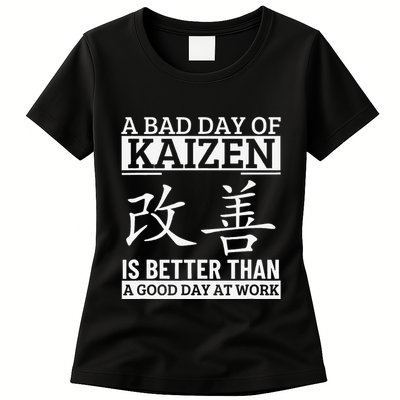 A Bad Day Of Kaizen Funny Japanese Kaizen Womens T-Shirt