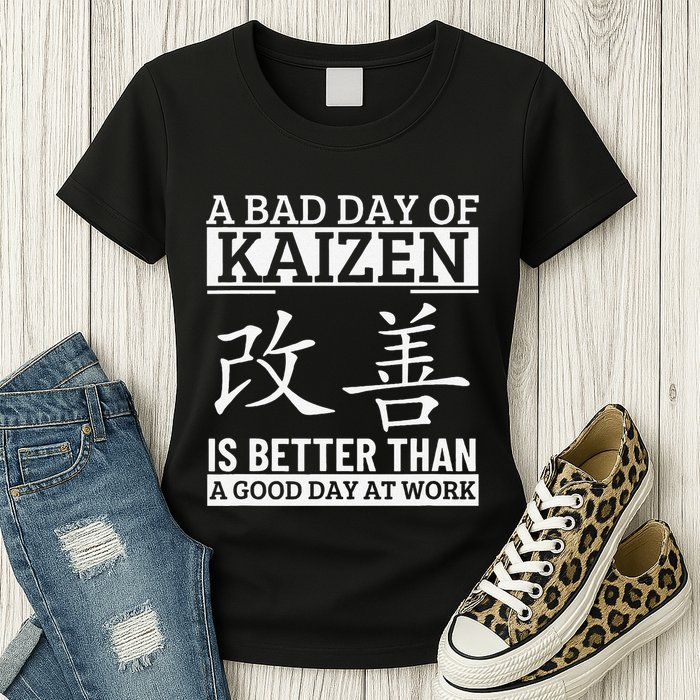 A Bad Day Of Kaizen Funny Japanese Kaizen Womens T-Shirt