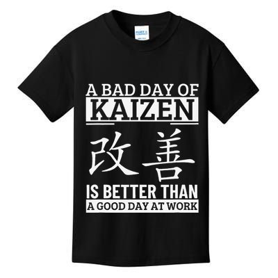 A Bad Day Of Kaizen Funny Japanese Kaizen Kids T-Shirt