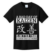 A Bad Day Of Kaizen Funny Japanese Kaizen Kids T-Shirt