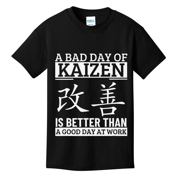 A Bad Day Of Kaizen Funny Japanese Kaizen Kids T-Shirt
