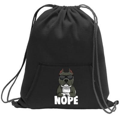 American Bully Dog Sweatshirt Cinch Pack Bag