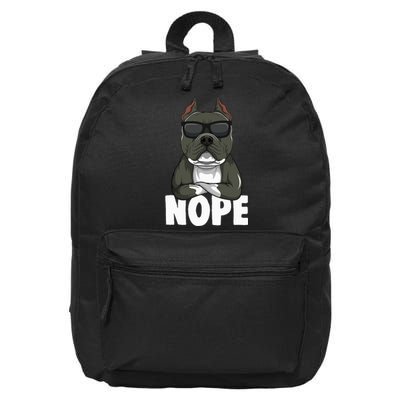 American Bully Dog 16 in Basic Backpack