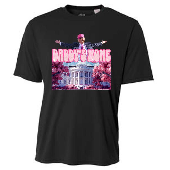 America Back DaddyS Home Trump Pink 2024 Cooling Performance Crew T-Shirt